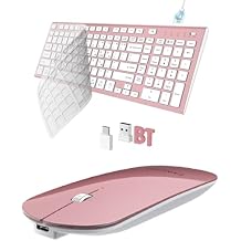FENIFOX Rechargeable Multi Device Bluetooth Kyeboard + Ultra-Thin Bluetooth Mouse Combo