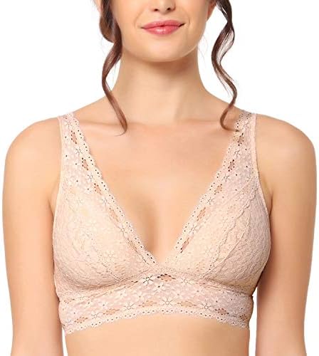 Wacoal Womens Halo Lace Bralette Bra