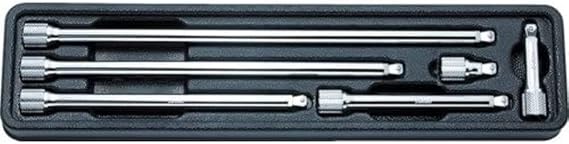 Ko-ken PK2763/6 1/4 Sq. Dr. Wobble-Fix Extension Bar Set 28-250mm 6-Pc