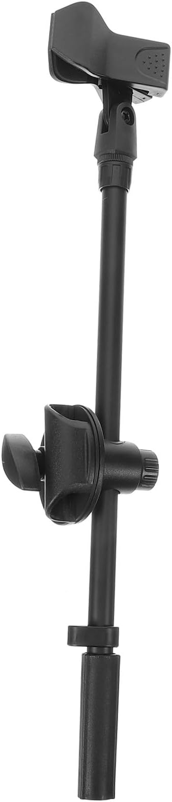 Metal Microphone Stand Boom Arm Adjustable Height Black