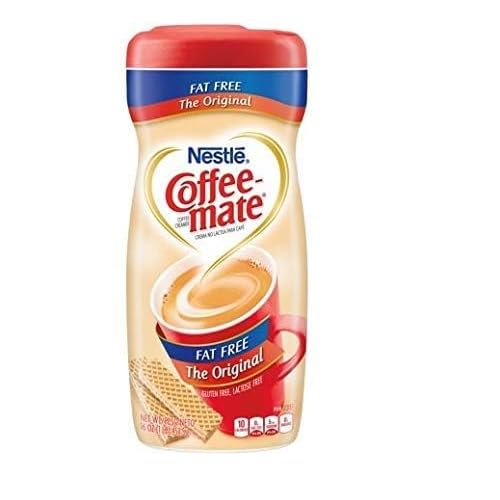 COFFEE-MATE Original Fat Free Powder Coffee Creamer 16 oz. Canister Pack of 3