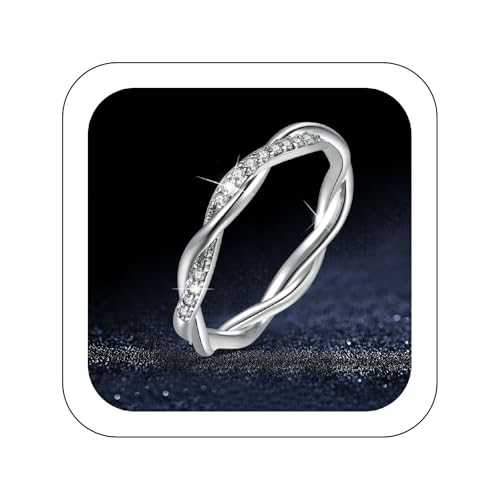 925 Sterling Silver Rings for Women - Wedding & Anniversary Jewelry - Oval Cut Solitaire Cubic Zirconia - Promise & Engagement Rings - Wedding Bands