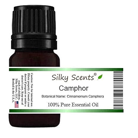 Camphor White Essential Oil (Cinnamomum Camphora) 100% Pure and Natural - 1OZ-30ML