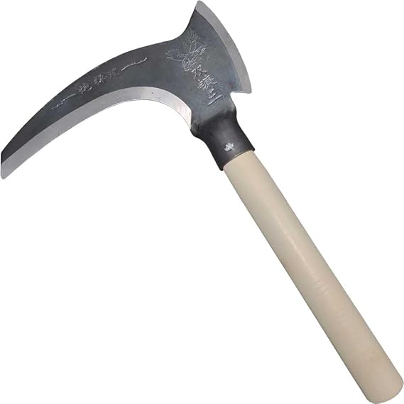 Scythe Tool,Sickle Garden Tool,Scythe Weapon,Long Handle Sickle