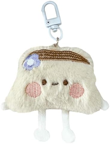Cyni Soft Steamed Stuffed BunDumplingSushi Dolls Keychain Pendant For Bags And Keys Food Themed Decoration Key Holder Soft Plush