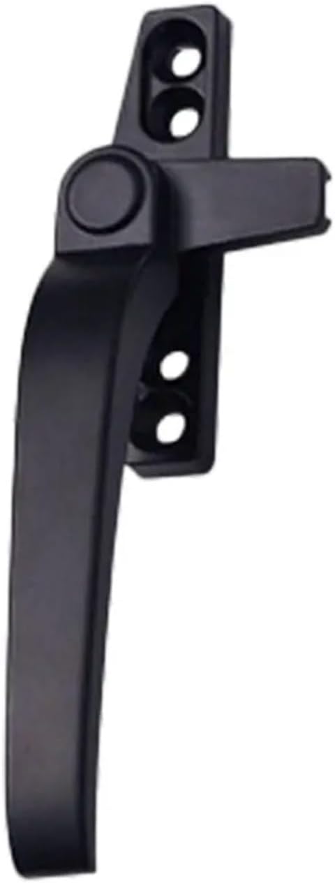 Window Handle Locking Latch Catch Lock Double Glazing Casement Handles for Windows(Black Left)