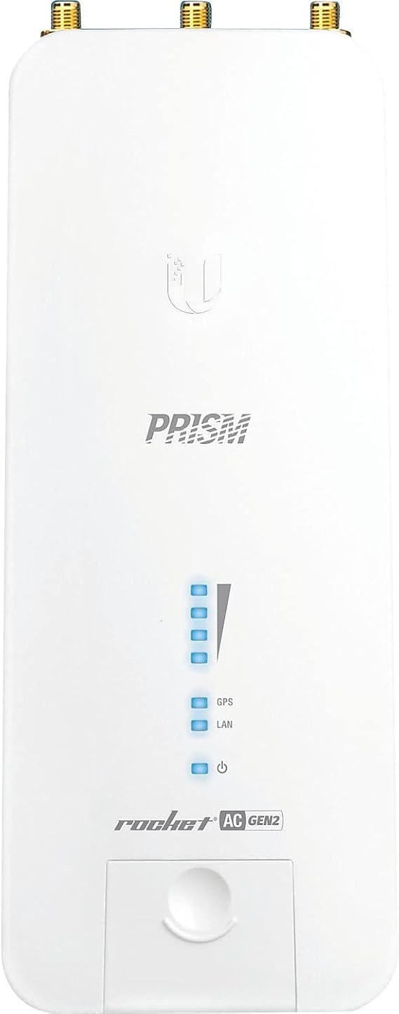 Ubiquiti RP-5AC-GEN2-US 5 GHz Rocket AC Prism Gen2,White