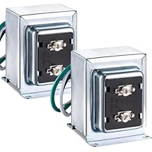 Maxdot 2 Pack Doorbell Transformer 16V 30VA Compatible with Ring Wired Video Doorbell, Safe UL Listed Wired Doorbell 30VA Kit, Easy to Install Door Bell Transformer for Home