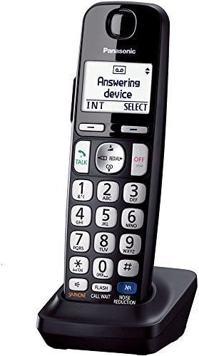 Panasonic Cordless Phone Handset Accessory Compatible with KX-TGE463S / KX-TGE474S / KX-TGE475S Series Cordless Phone Systems - KX-TGEA40S (Silver)