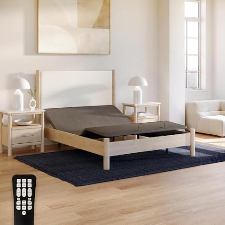 Adjustable Comfort Classic Adjustable Base - Twin XL - Head & Foot Incline - Wireless Remote with Memory - Easy Set Up - Zero Clearance - Zero Gravity - Durable Frame