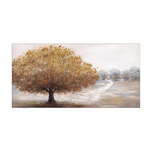 No Framed 24x48 inch Large Size Golden Tree Nature Aesthetics Oil Painting Canvas Wall Art Prints High-end Corridor Murals Bedroom Living Room Home Decoration