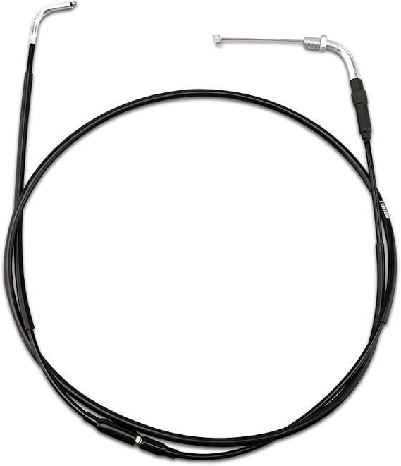 NIBBI Throttle Cable,71" Go Kart Throttle Cable,Universal Motorcycle Throttle Cable for Minibike Yamaha TaoTao Kymco SYM GY6 Scooter 125 150 Moped(BLACK)