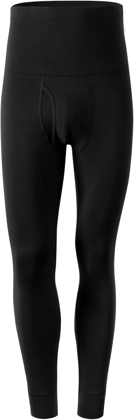 Men's High Waist Compression Recovery Leggings Running Yoga Tummy Control Pants Baselayer Tights Pants