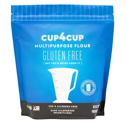 Cup4Cup Multipurpose Flour, 3 Pounds, Certified Gluten Free Flour, 1:1 All Purpose Flour Substitution, Non-GMO, Kosher, Made in the USA