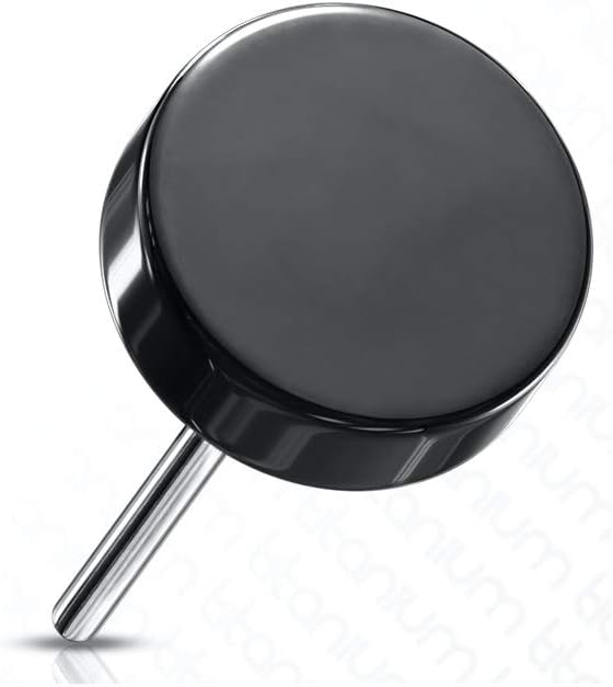 Implant Grade Titanium Threadless Push In Flat Round Tops (Choose Color)