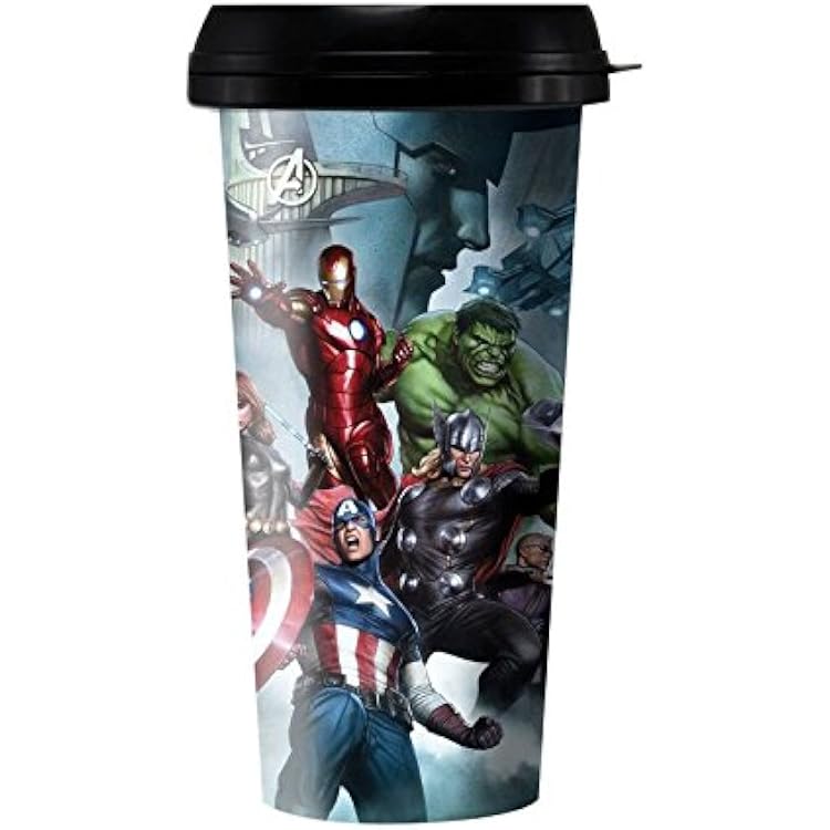 Funimation Avengers with Loki Plastic Travel Mug