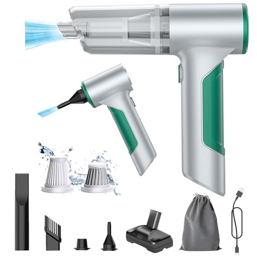 Cordless Car Vacuum 14000PA 3 in 1 Brushless Motor Handheld Vacuum Strong Suction Portable Vortex Vacuum Cleaner Mini Small Wireless Vacuum