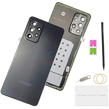 A52 5G Back Cover Replacement Rear Battery Housing Door Parts for Samsung Galaxy A52 5G A526U 6.5 Inch (not ok for A52s) (Black)