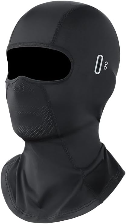Motorcycle Balaclava with Glasses Holes, Motorbike Riding Cycling Face Mask