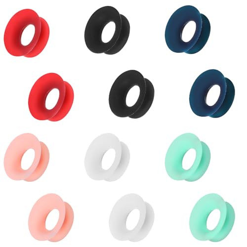 12 PCS Earplugs Mute Style Pack, Quiet Ear Plugs Accessories for Extra 5 Db Noise Reduction Mute Insert Style Loop Quiet Ear Plugs Mute Insert Style Pack Earplugs Quiet Earplug for Home Office Library