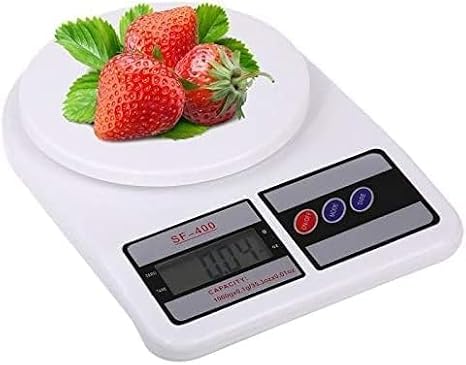 Elektronik Dijital Mutfak Tartısı – 10 kg Kapasite, 1 gr Hassasiyet, Dara Fonksiyonu, LCD Ekran, A++ Enerji Sınıfı, Kompakt Plastik Tasarım