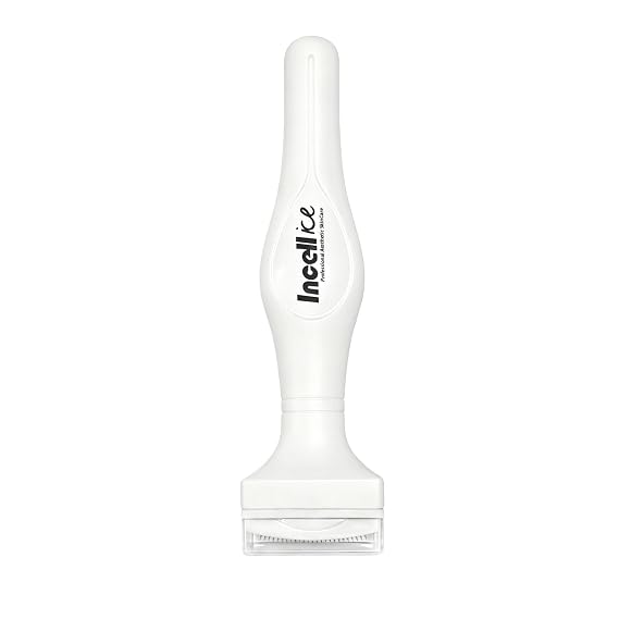Derma Stamp, INCELLICE 175 Titanium Microneedle Stamp for Face, Derma Roller Stamper Skincare Tool for Men and Women Home Use - Matte White