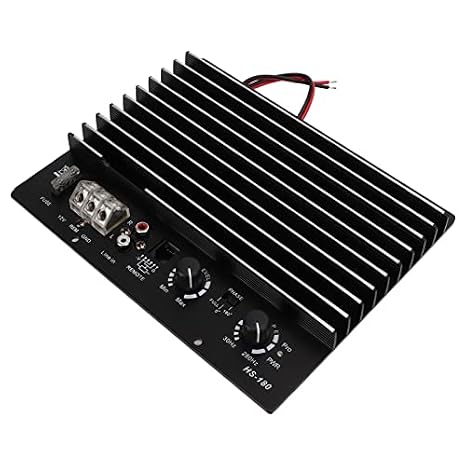 Black 12V Car Amplifier 1000W Car Audio Subwoofer Power Amplifier Multi for Automobile