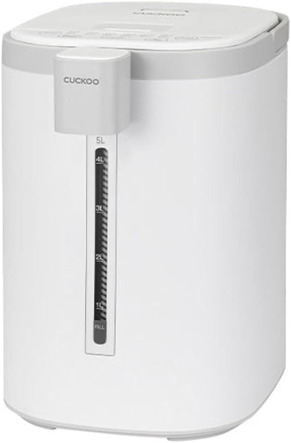 CUCKOO 5L Hot Water Dispenser and Warmer, Stainless Steel, CWP-A501TW | Auto Dispense, Boil-Dry Protection, Insulated Construction