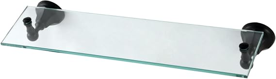 Kingston BA4819MB Metropolitan Glass Shelf, Matte Black