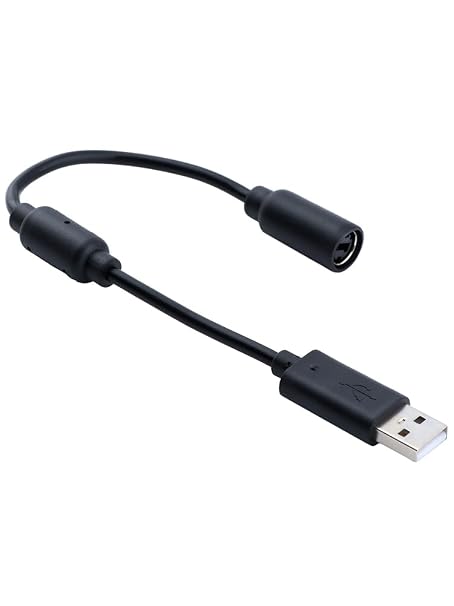Breakaway Wired Game Controller Stable for Xbox 360, Adapter Controller USB Breakaway Cable, 25cm