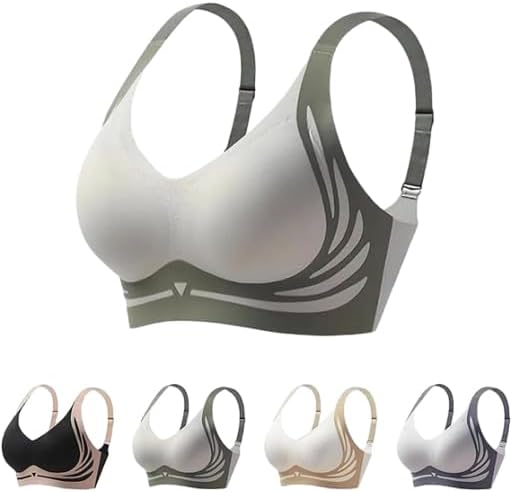 Generic Lifting Anti-Sagging Wireless Push-up Bra, Adjustable No Underwire Bra