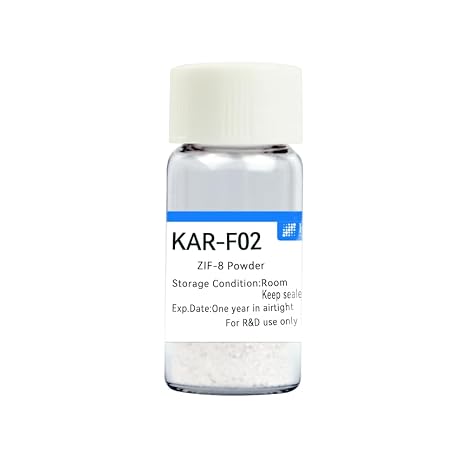 Metal Organic Frameworks MOFs ZIF-8 Powder KAR-F02 Ideal for Gas Storage, Separation, and Catalysis CAS 59061-53-9 (1 Gram)