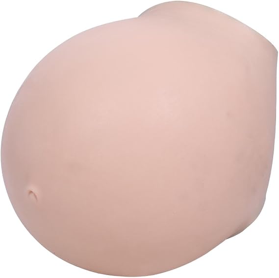ROANYER Custom Products Silicone Fake Pregnant Belly Triplet Size with Velcro Straps