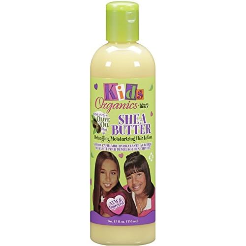 Africas Best Kids Organics Shea Butter Detangling Moisturizing Hair Lotion 12 oz Pack of 4