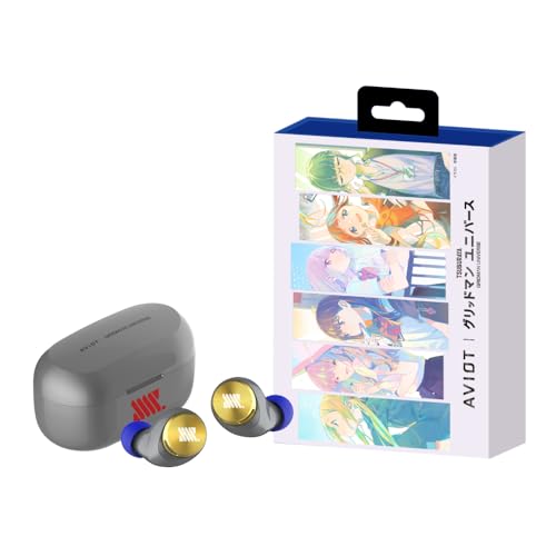 AVIOT GRIDMAN Universe Wireless Earbuds TE-D01v-GMU, Officially Licensed Exclusive Edition Special Package, Design, Japanese Special Voice, Noise Canceling Earbuds