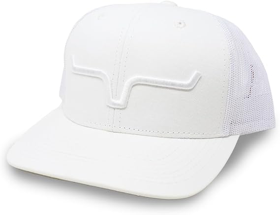 Kimes Ranch Caps Adjustable Snapback Weekly Trucker Hat White