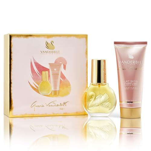 Gloria Vanderbilt No. 1 by Gloria Vanderbilt for Women - 2 Pc Gift Set 1oz EDT Spray, 3.4oz Body Lotion