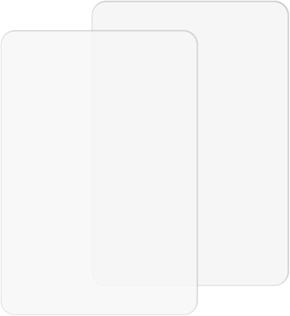 2 Pcs Clear Silicone Mat 12 x 8 Inch Silicone Placemats Non-Slip Baking Mat for Kitchen Counter Countertop Protector Heat Resistant Countertop Liner for Pastry