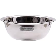 coconut Stainless Steel Bowl/Mixing Bowl/Besin- 1 Unit - 700ml