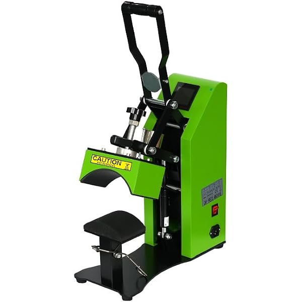 Cap Heat Press Machine Hat Sublimation Printing Machine Hat Heat Press Machine High Performance Heat Transfer Press Machine 110V Aluminum with Temperature Control 0-250℃ and 0-999 Second Timer