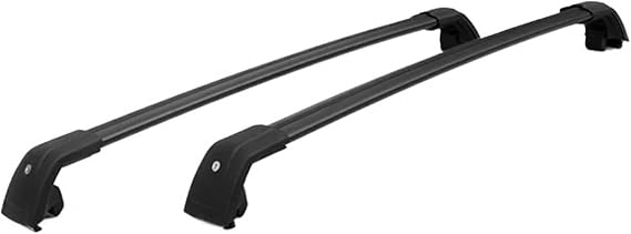 2Pcs Lockable Roof Rack Cross Bars Crossbar Baggage Luggage Rack Aluminum Compatible with Lexus NX NX200 NX300h 2015-2021 Black