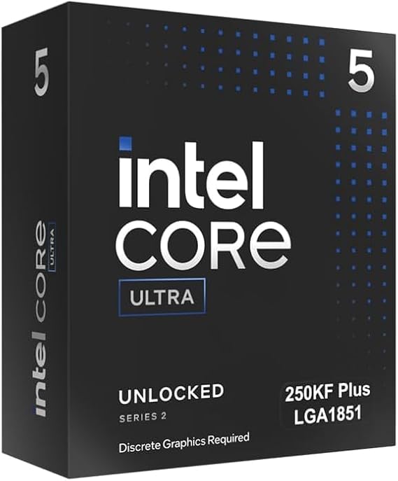 インテル® Core™ Ultra 5 プロセッサー 250KF Plus 18コア 6 Pコア + 12 Eコア 最大 5.3 GHz
