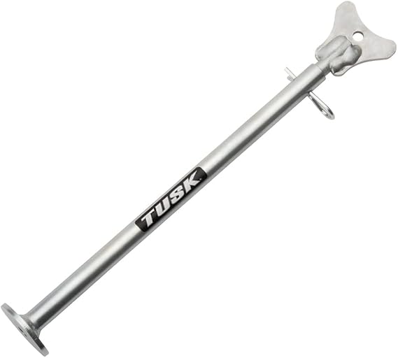 Tusk MotoCrutch Motorcycle Stand Adjustable Kickstand Support (1119 in), Zinc-Plated Heavy-Duty Steel