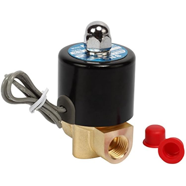 SNS 14NPT DC12V Brass Electric Solenoid Valve Normally Closed Water, Air, Diesel 2W025-N08DC12V