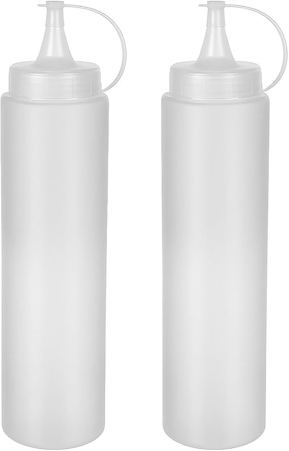 Lirazon 2 Adet Sos Şişesi 700 Ml Plastik Yağlık Sirkelik Ketçap Mayonez Sızdırmaz Sosluk Yağdanlık