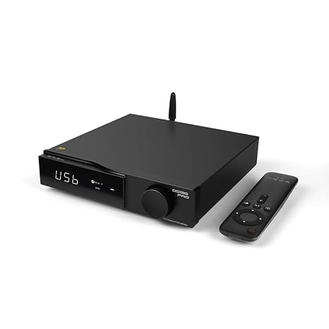 SMSL DO100PRO Digital Audio DAC, ES9039Q2M Chip, XLR/RCA Output, DSD512/PCM 768kHz, Bluetooth/USB/Optical/Coaxial Input, Black