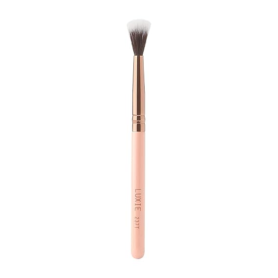 Luxie Rose Gold Blending Brush 237 - Eyeshadow Brush for Applying Transition Colors - Blend Harsh Lines for Flawless Eyeshadow Looks - 1 pc