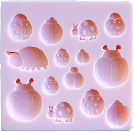 Lady Bug Silicone Mold | Food Craft Chocolate, Candy, Gummy | Art Craft Epoxy Resin Casting | BPA Free | Single Piece