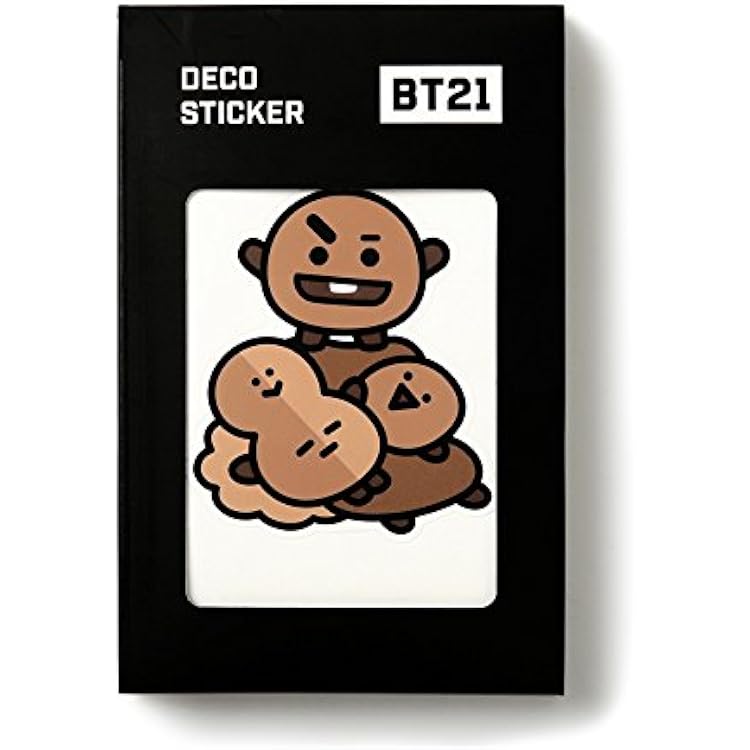 Official BT21 Deco Sticker 32 Sheets, BTS X Monopoly Authentic SHOOKY