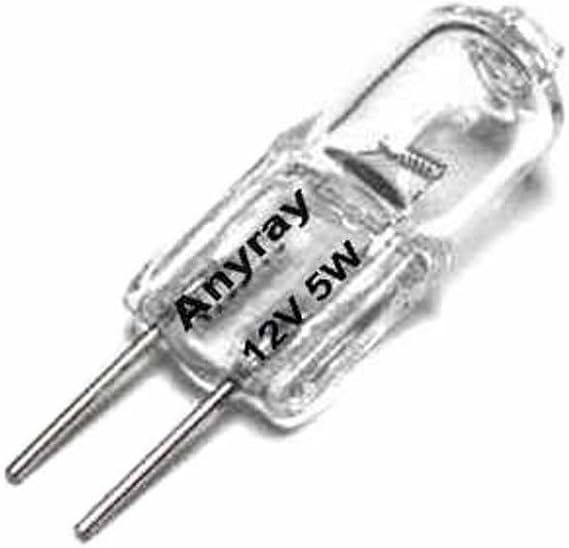 Anyray (5)-Pack G4 12V 5W Compatible Bulbs for Microwave Kitchenaid Oven 4452164 5 Watts 12-Volts
